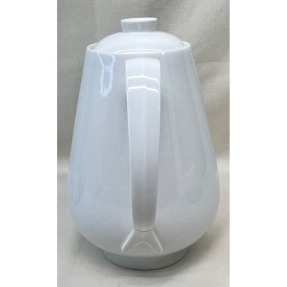 Rosenthal All White Secunda Coffee Pot Germany - Picture 4 of 9
